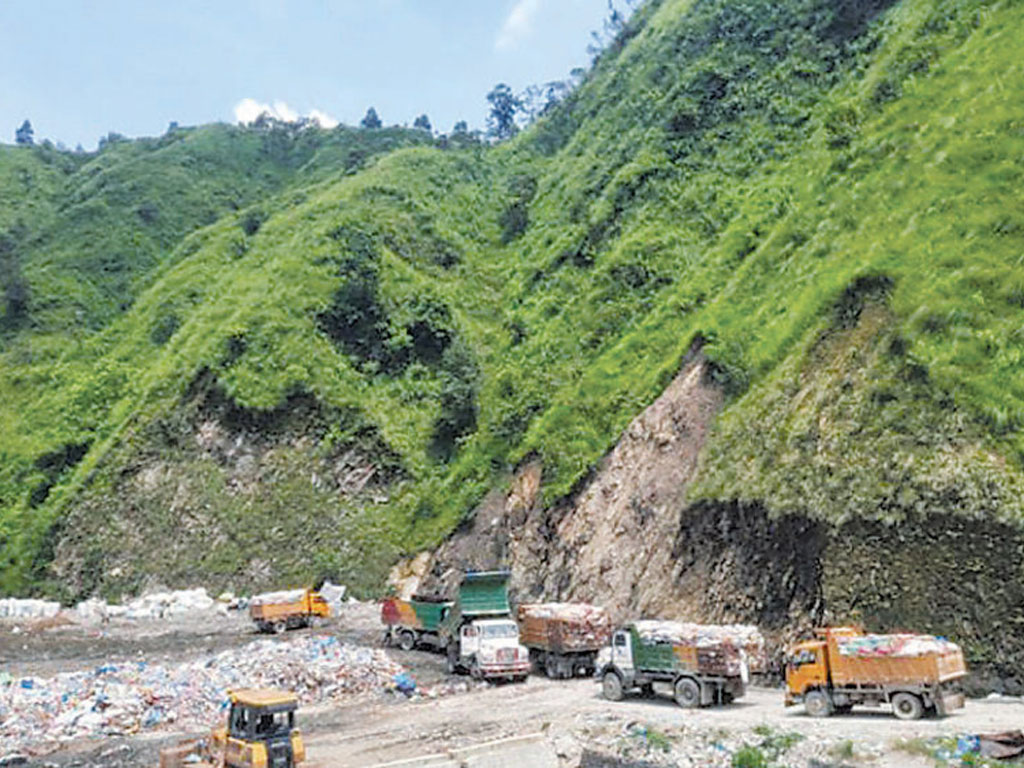 बञ्चरेडाँडामा उपत्यकाको फोहर विसर्जनमा पुनः अवरोध