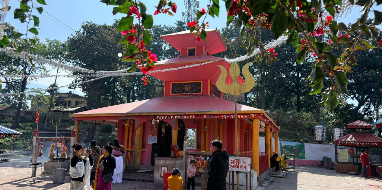 धार्मिक पर्यटनको केन्द्र बन्दै नवलपुरको दाउन्ने देवी मन्दिर