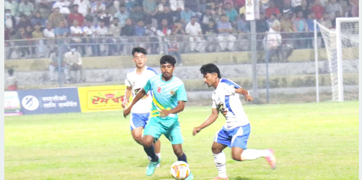 विराट गोल्ड कप फुटबल प्रतियोगिता: सम्राट स्पोर्टिङ विजयी