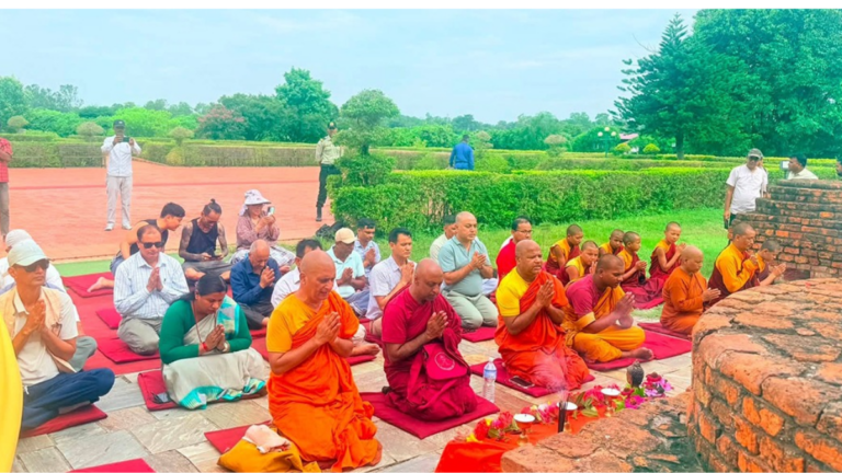 सद्भाव र शान्तिको कामना गर्दै लुम्बिनीमा प्रार्थना सभा