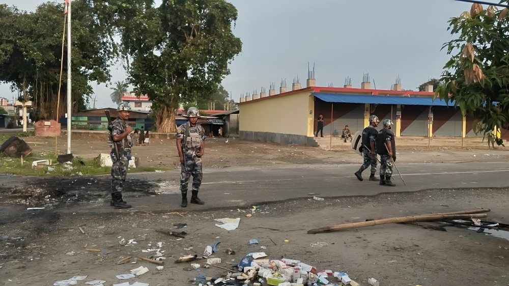सुनसरीको कप्तानगञ्जमा कर्फ्यु उल्लंघन भएपछि सेना परिचालन