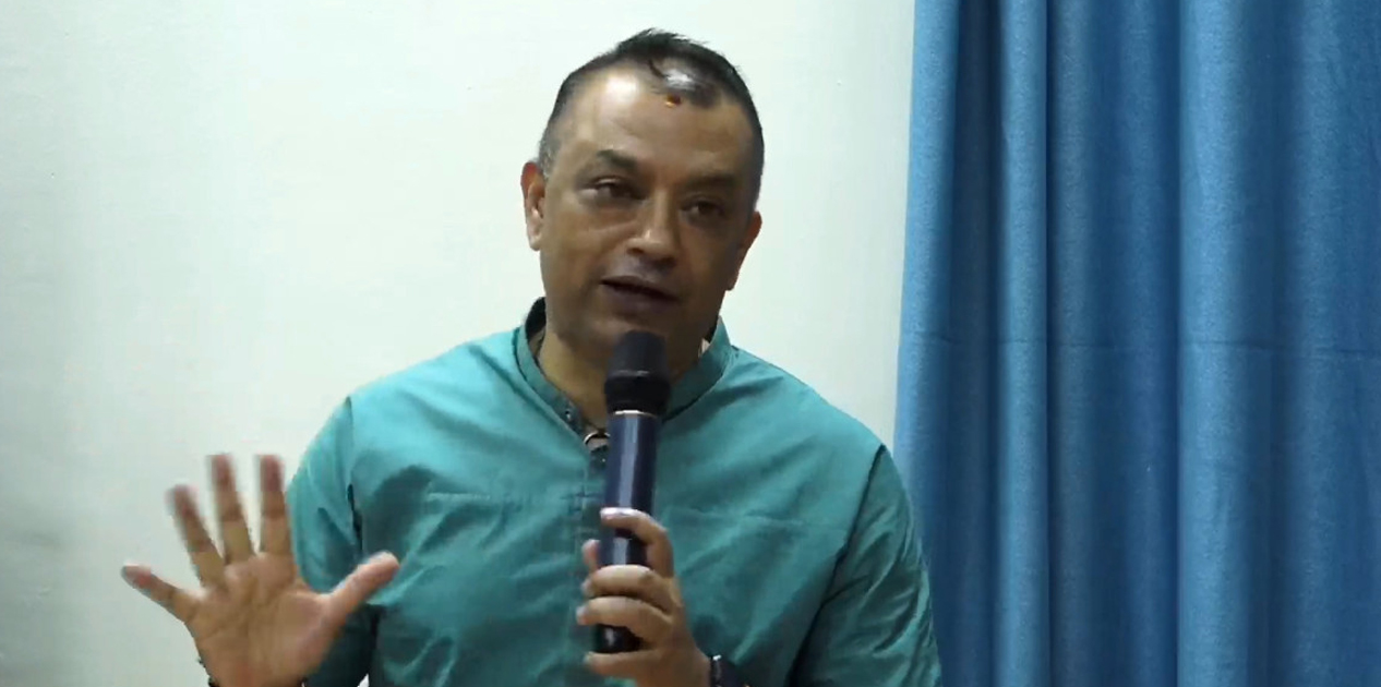 ‘राजनीतिलाई सत्ता र शक्तिको स्वार्थभन्दा माथि उठाउनुपर्छ’ : सभापति थापा
