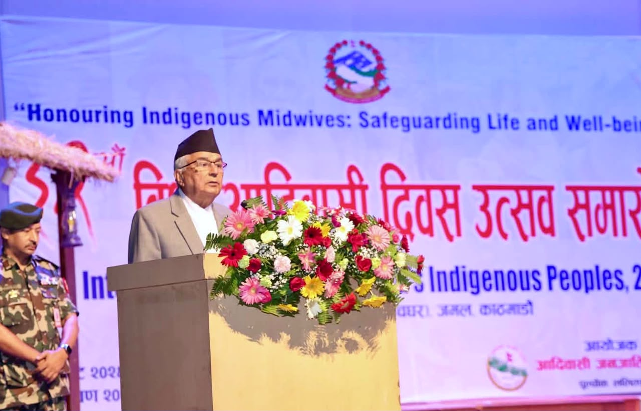 आदिवासी जनजातिहरूको पहिचान र संस्कृति नेपालको राष्ट्रिय गौरव हो : राष्ट्रपति
