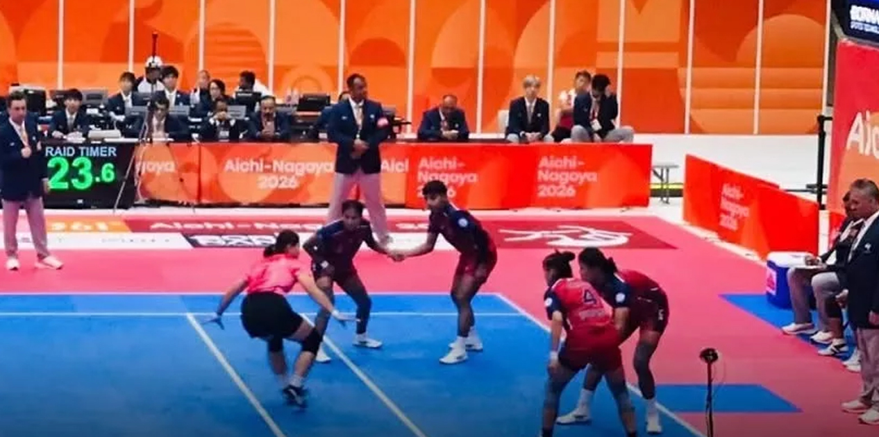 नेपाली महिला कबड्डी टोलीको पहिलो जित