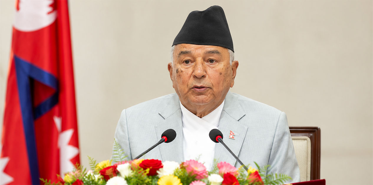 राष्ट्रपति रामचन्द्र पौडेलले साढे ३ बजे राष्ट्रका नाममा सम्बोधन गर्ने