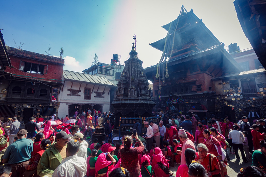 आदिनाथ मन्दिरमा एकमहिने मेला सुरु