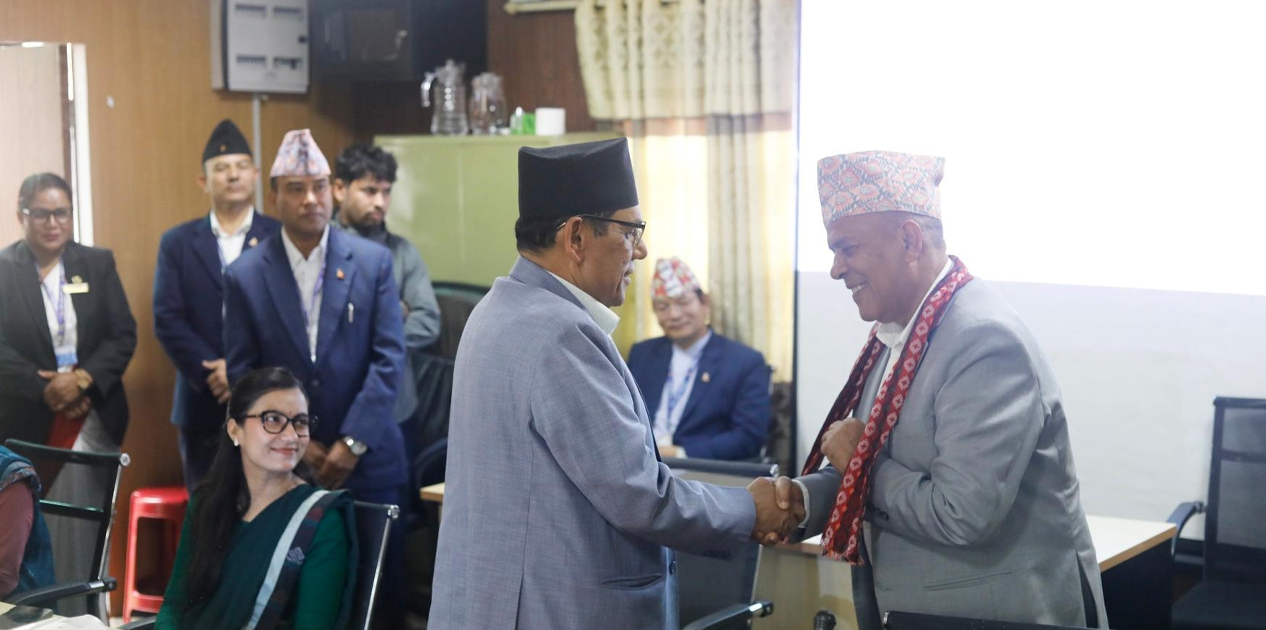 विपद् अध्ययन समितिका सभापति पौडेलद्वारा शपथ ग्रहण